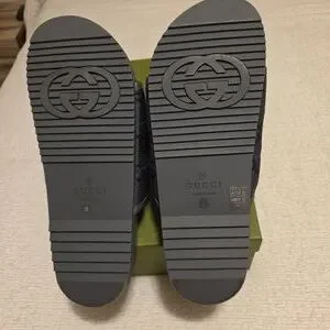 Gucci | Shoes | Mens Grey Size 3 Gucci Slides | Poshmark display picture 1